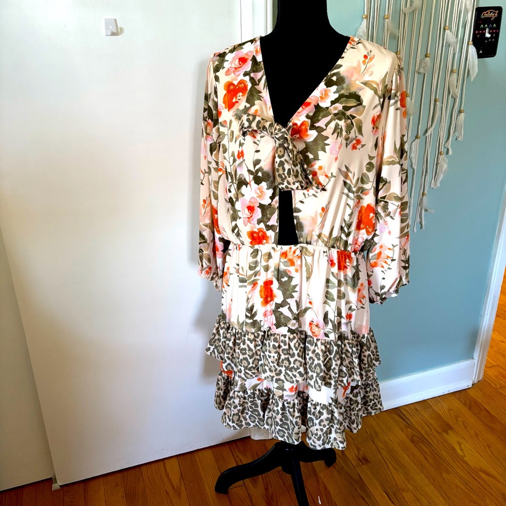 Cato Floral Dress XL NWT